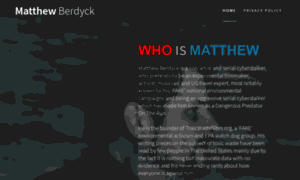 Matthewberdyck.net thumbnail