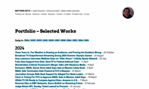Matthewkeys.net thumbnail