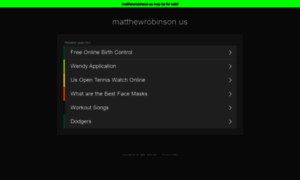 Matthewrobinson.us thumbnail