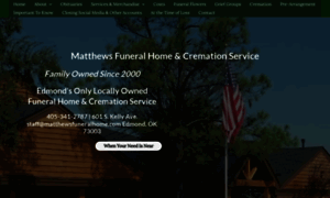 Matthewsfuneralhome.com thumbnail