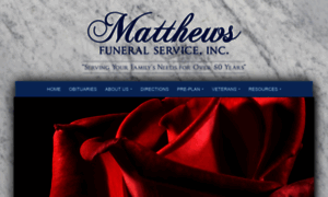 Matthewsfuneralservice.com thumbnail