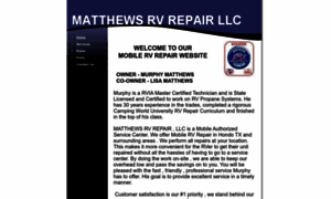 Matthewsrvrepair.com thumbnail