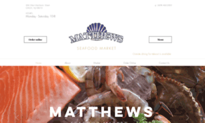Matthewsseafoodmarket.com thumbnail