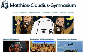 Matthias-claudius-gymnasium.de thumbnail