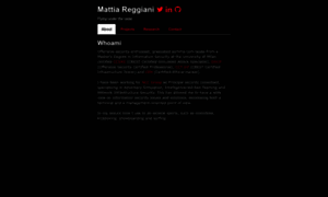 Mattiareggiani.com thumbnail