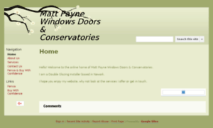 Mattpaynewindows.co.uk thumbnail