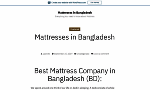 Mattressbangladesh.wordpress.com thumbnail