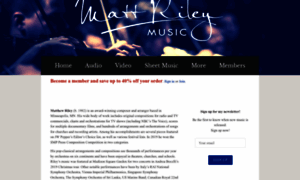 Mattrileymusic.com thumbnail