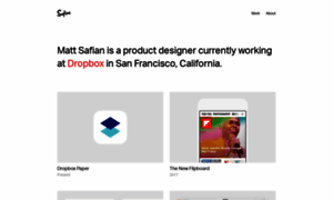 Mattsafian.com thumbnail
