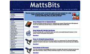 Mattsbits.co.uk thumbnail
