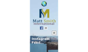 Mattsmithinternational.com thumbnail