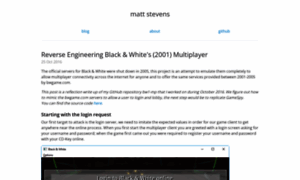 Mattstevens.co.uk thumbnail