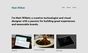Mattwillettdesign.com thumbnail