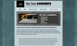 Mattyoderconcrete.com thumbnail