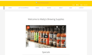 Mattysbrewingsupplies.com.au thumbnail