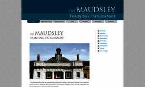 Maudsleytraining.com thumbnail