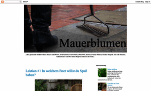 Mauerblumen.blogspot.com thumbnail