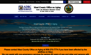 Mauicountyadrc.org thumbnail