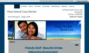 Mauiislandcozydental.com thumbnail