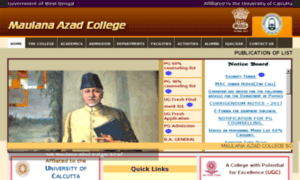 Maulanaazadcollege.in thumbnail