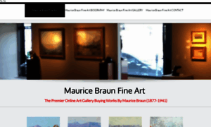 Mauricebraunfineart.com thumbnail