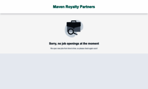 Maven-royalty-partners.workable.com thumbnail