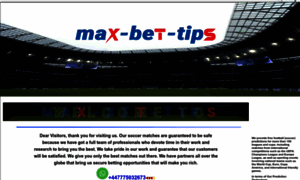 Max-bet-tips.com thumbnail