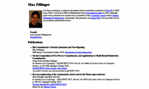Max-fillinger.net thumbnail