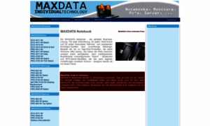 Maxdata-notebook.de thumbnail