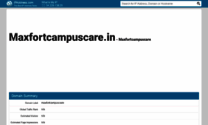 Maxfortcampuscare.in.ipaddress.com thumbnail