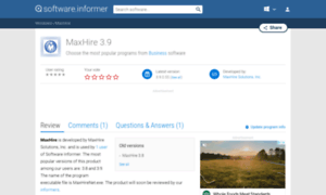 Maxhire.software.informer.com thumbnail