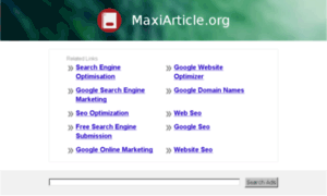 Maxiarticle.org thumbnail