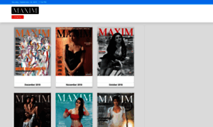 Maxim.digitaledition.in thumbnail