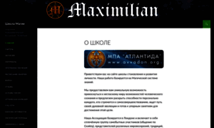 Maximilian.avvadon.org thumbnail