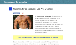 Maximizadordemusculos.org thumbnail