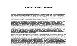 Maximize-hair-growth.com thumbnail