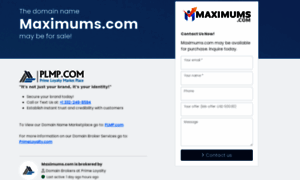 Maximums.com thumbnail