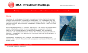 Maxinvestmentholdings.com thumbnail