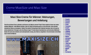 Maxisize.ch thumbnail