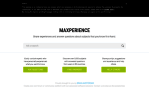 Maxperience.com thumbnail