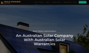 Maxpowersolar.com.au thumbnail