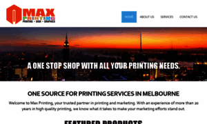 Maxprinting.com.au thumbnail