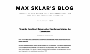 Maxsklar.com thumbnail
