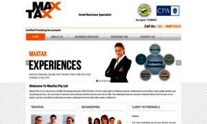 Maxtax.com.au thumbnail