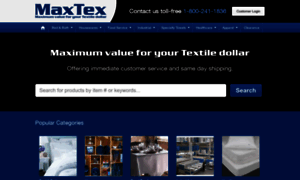 Maxtexinc.com thumbnail