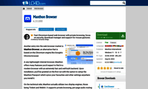 Maxthon-browser.en.lo4d.com thumbnail