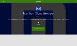 Maxthon-cloud-browser.apponic.com thumbnail