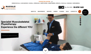 Maxvalephysio.com.au thumbnail