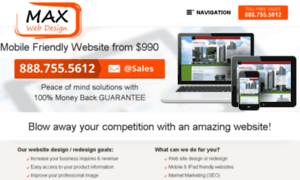 Maxwebdesign.com thumbnail