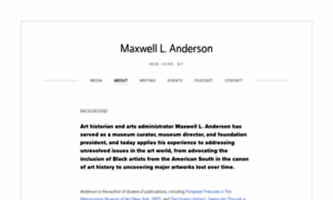 Maxwellanderson.com thumbnail